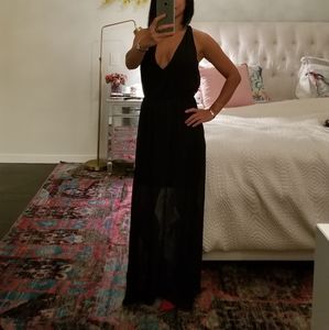 Alice and Olivia Silk Halter Dress